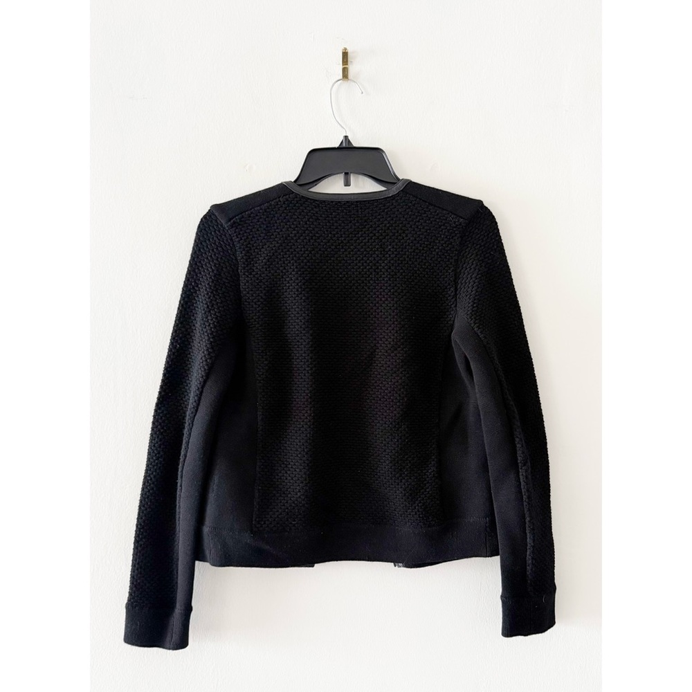 Rag & Bone Wool & Lamb Leather Black Biker Jacket Size XS - Picture 4 of 5